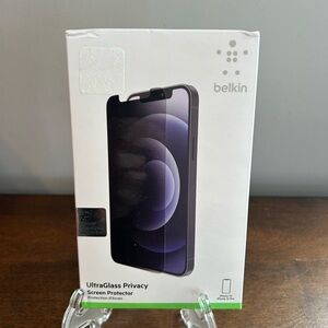 Belkin Ultra Glass Privacy Screen Protector For iPhone 12/ 12 Pro New In Box